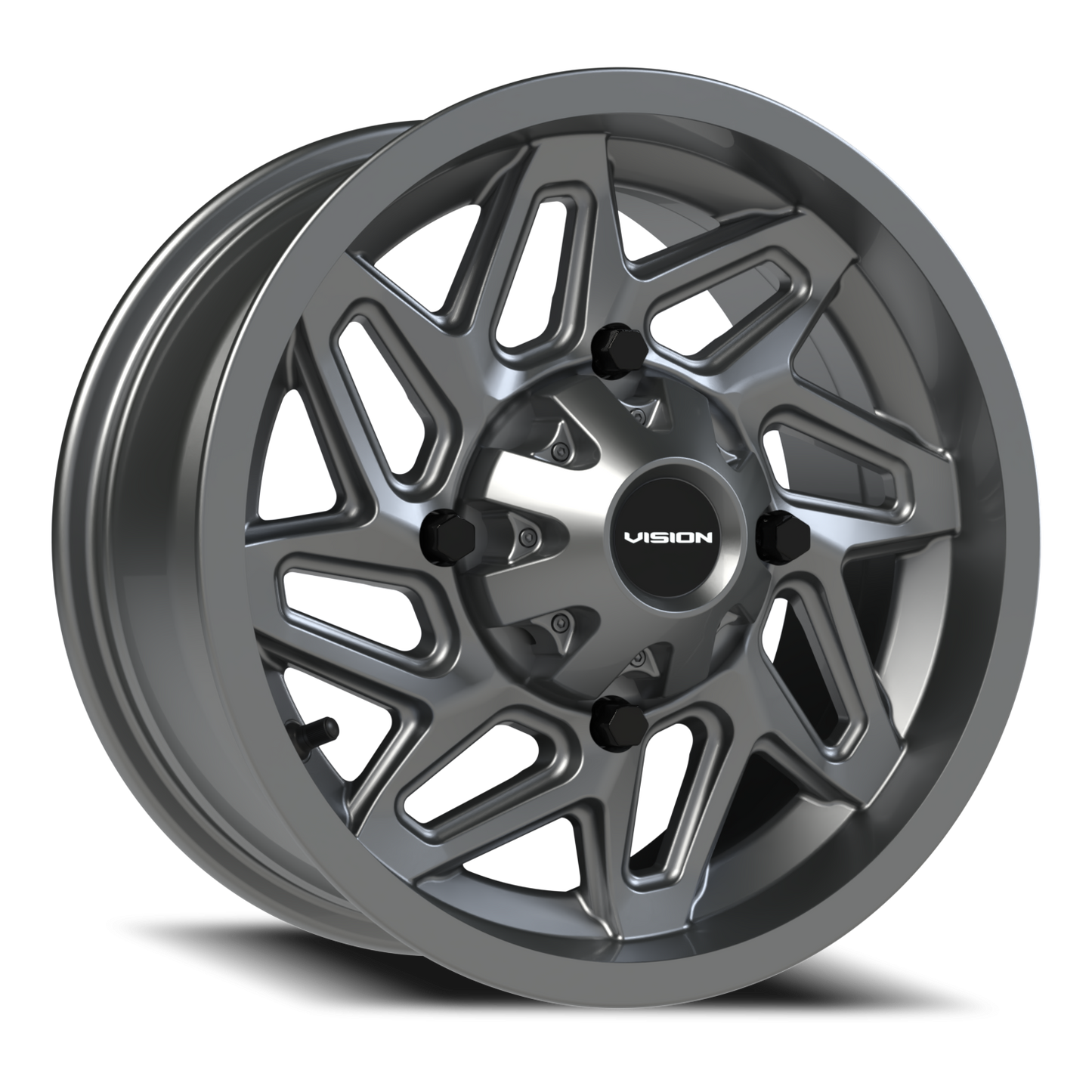 Vision Spyder 14X7 Gunmetal Wheel