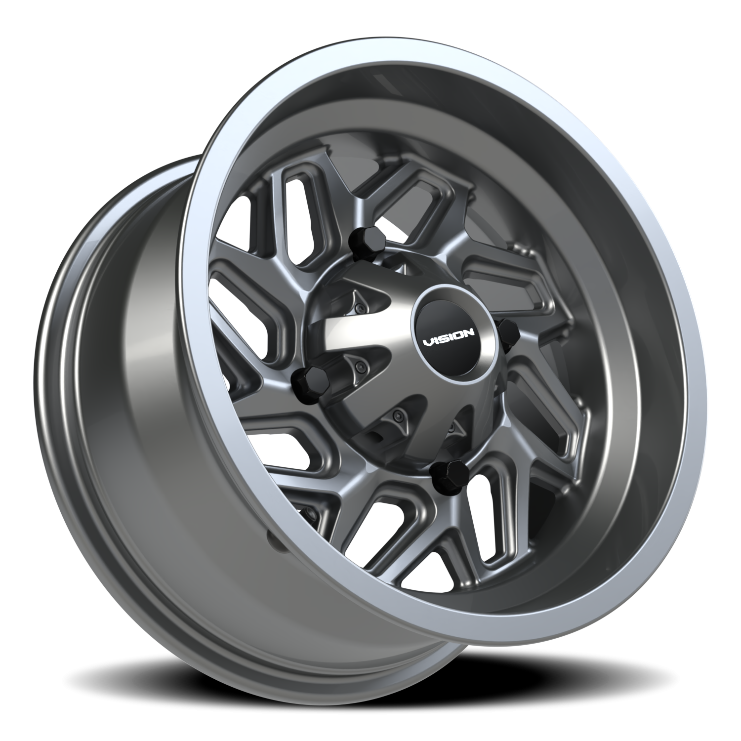 Vision Spyder 14X7 Gunmetal Wheel