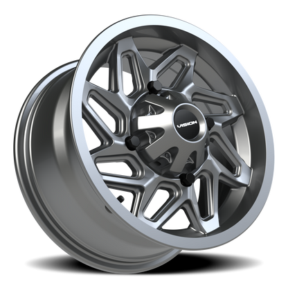 Vision Spyder 14X7 Gunmetal Wheel