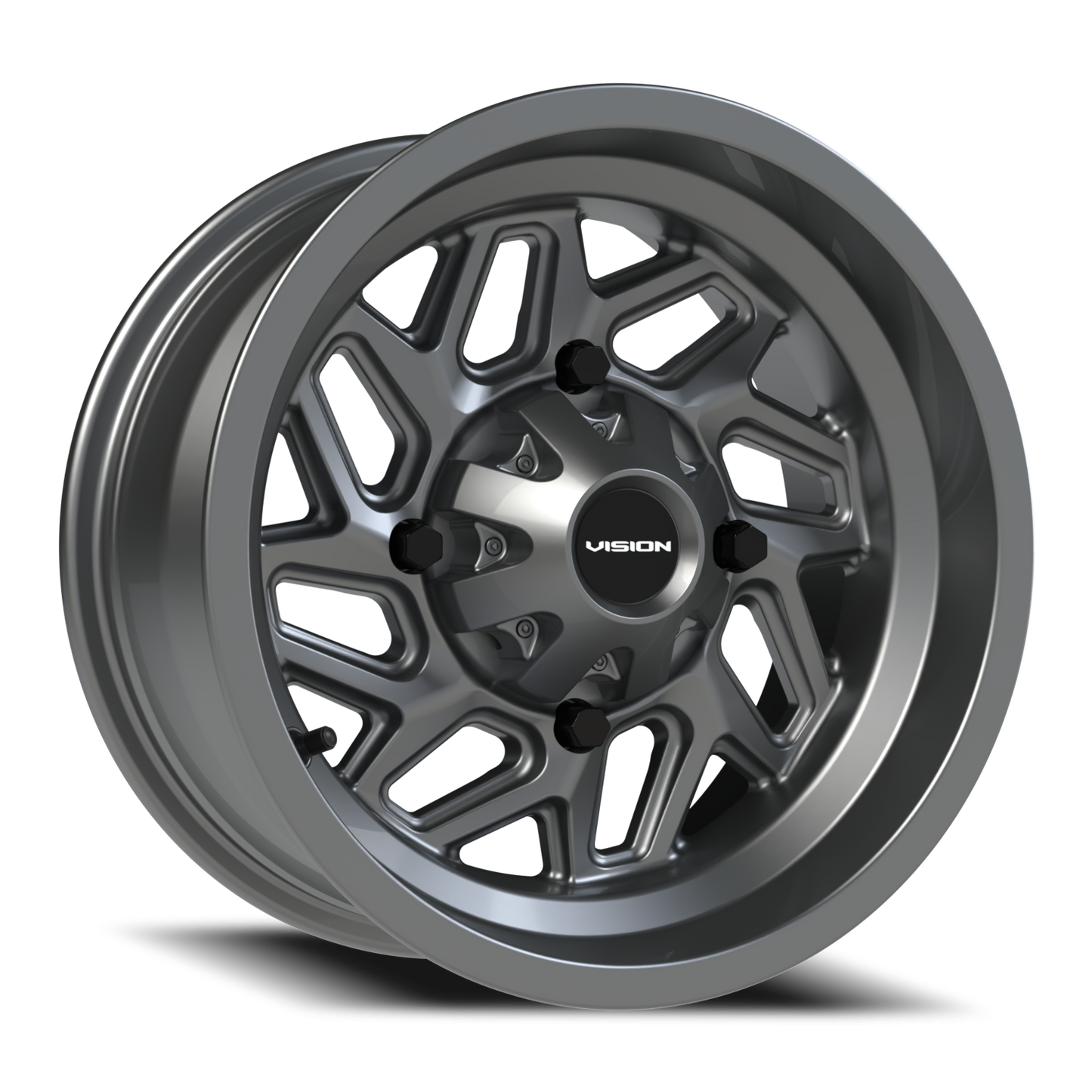 Vision Spyder 14X7 Gunmetal Wheel