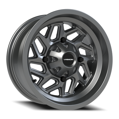 Vision Spyder 14X7 Gunmetal Wheel