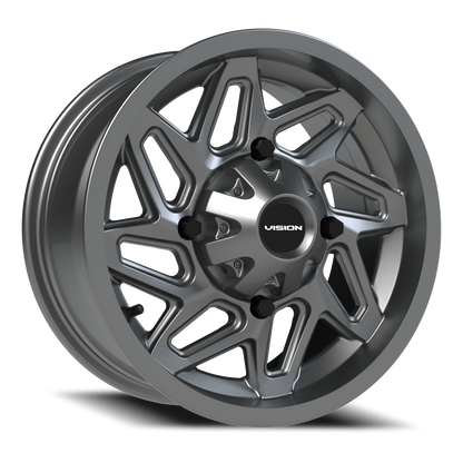 Vision Spyder 14X7 Gunmetal Wheel