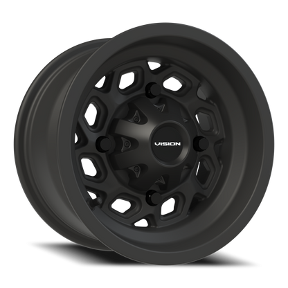 Vision Spyder 12X7 Matte Black Wheel