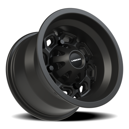 Vision Spyder 12X8 Matte Black Wheel