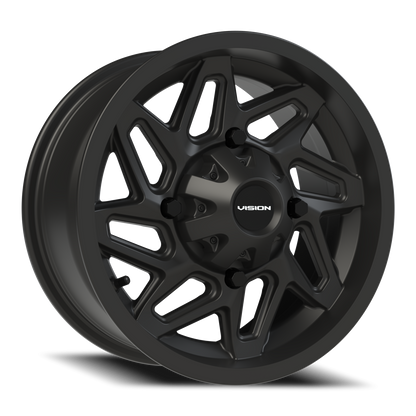 Vision Spyder 14X7 Matte Black Wheel