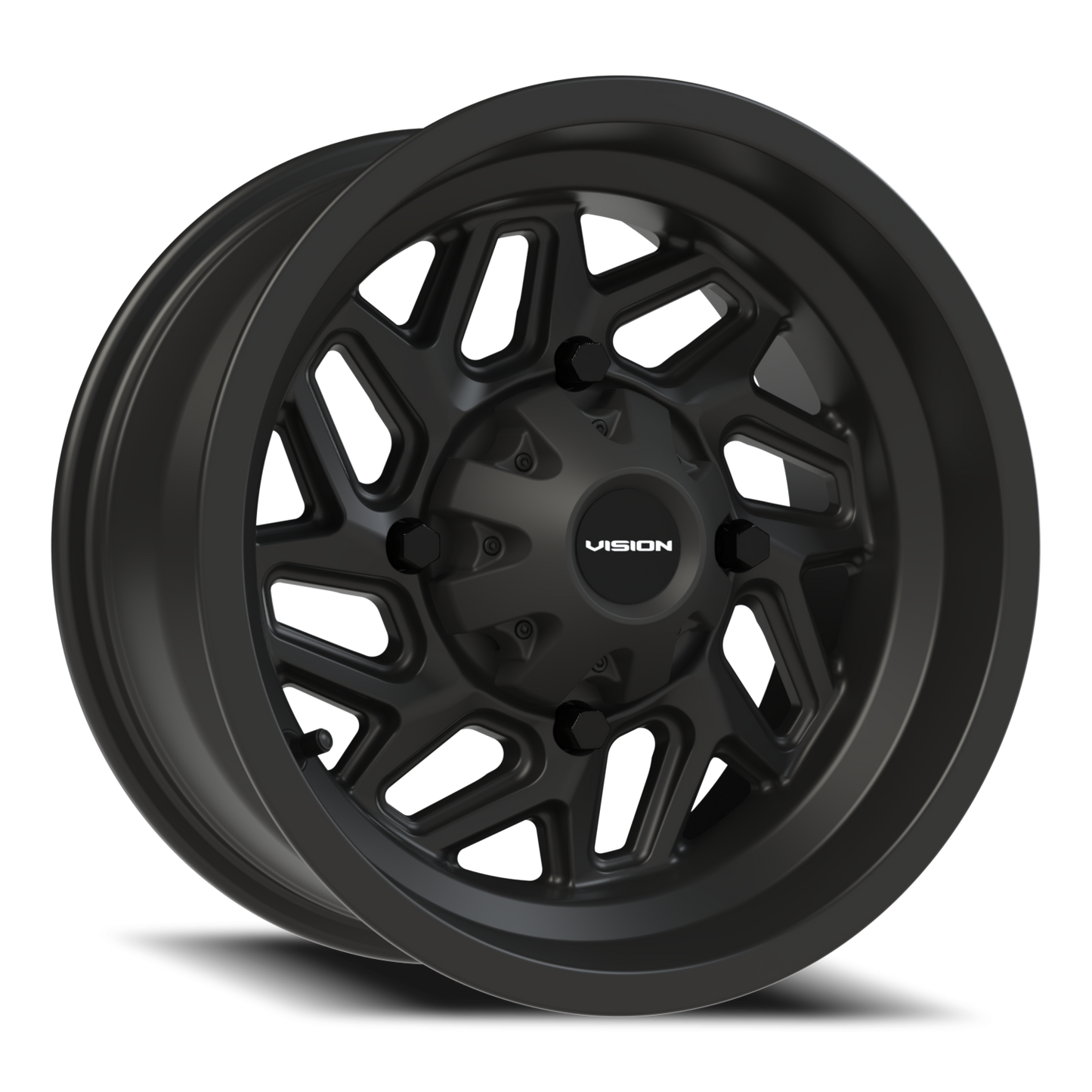 Vision Spyder 14X7 Matte Black Wheel