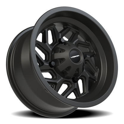 Vision Spyder 14X7 Matte Black Wheel
