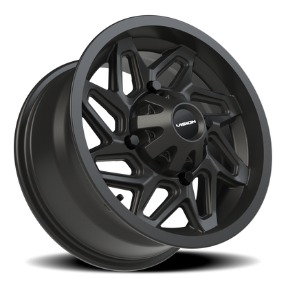 Vision Spyder 14X7 Matte Black Wheel