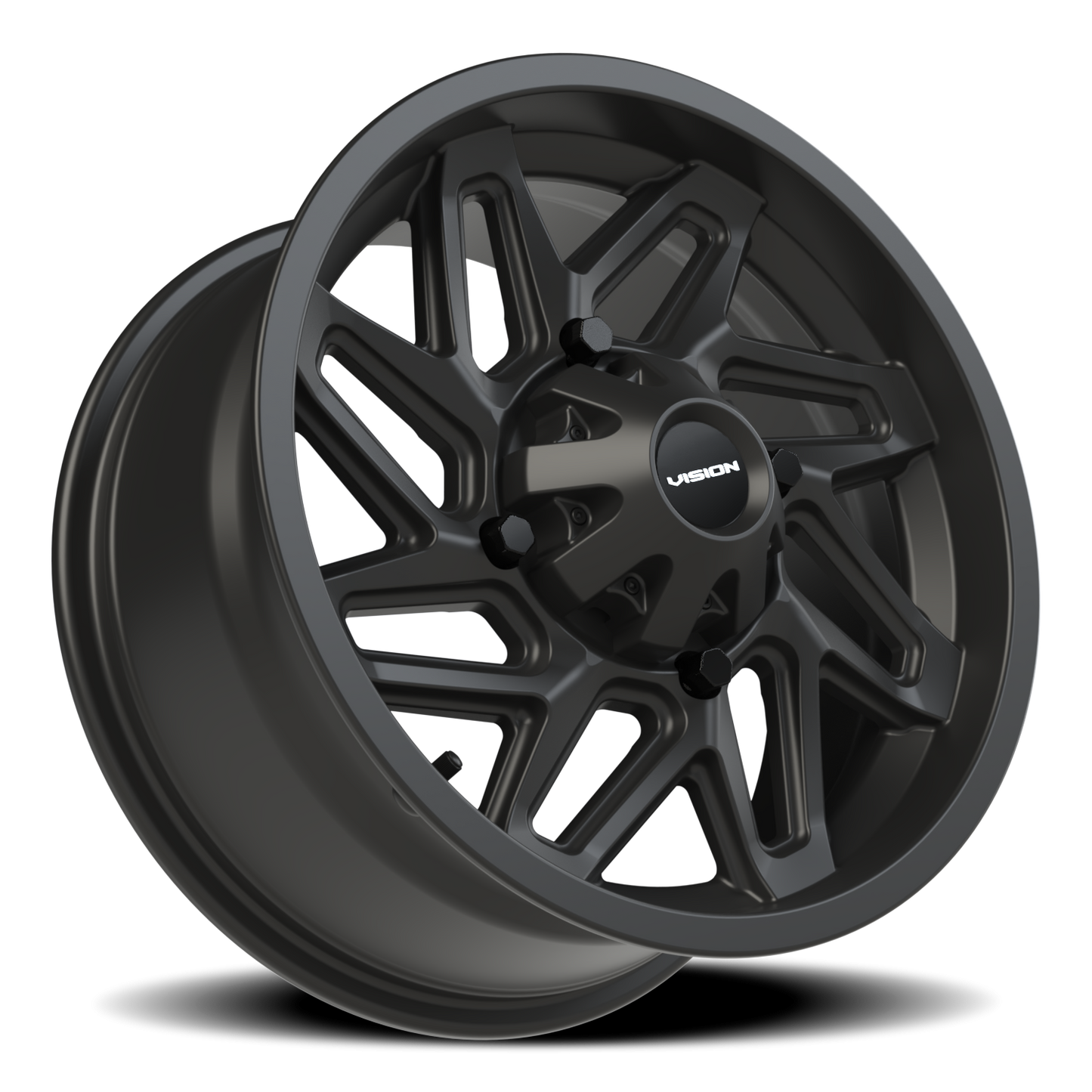 Vision Spyder 15X7 Matte Black Wheel