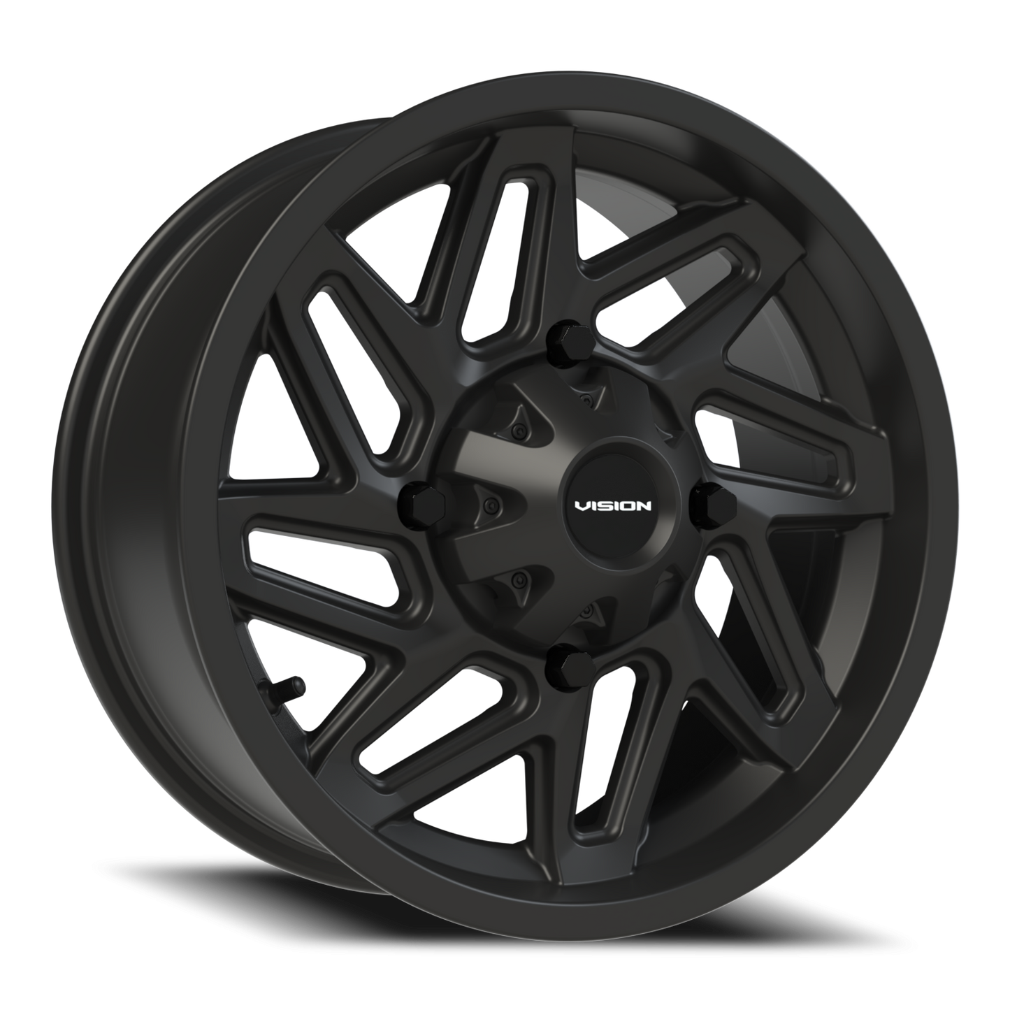 Vision Spyder 15X7 Matte Black Wheel