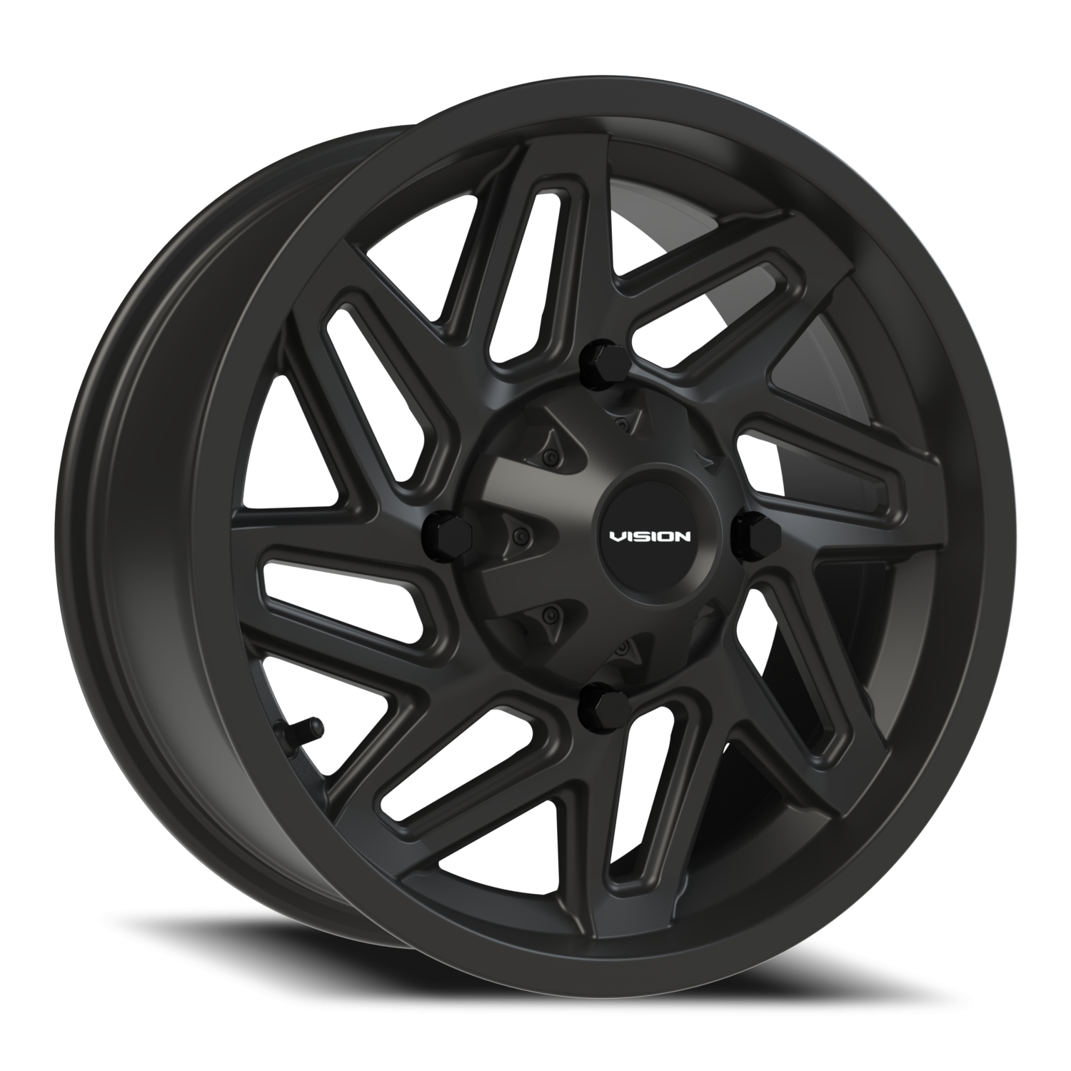 Vision Spyder 15X7 Matte Black Wheel