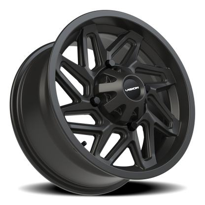 Vision Spyder 15X7 Matte Black Wheel
