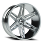 Vision Razor 24X12 Chrome Wheel