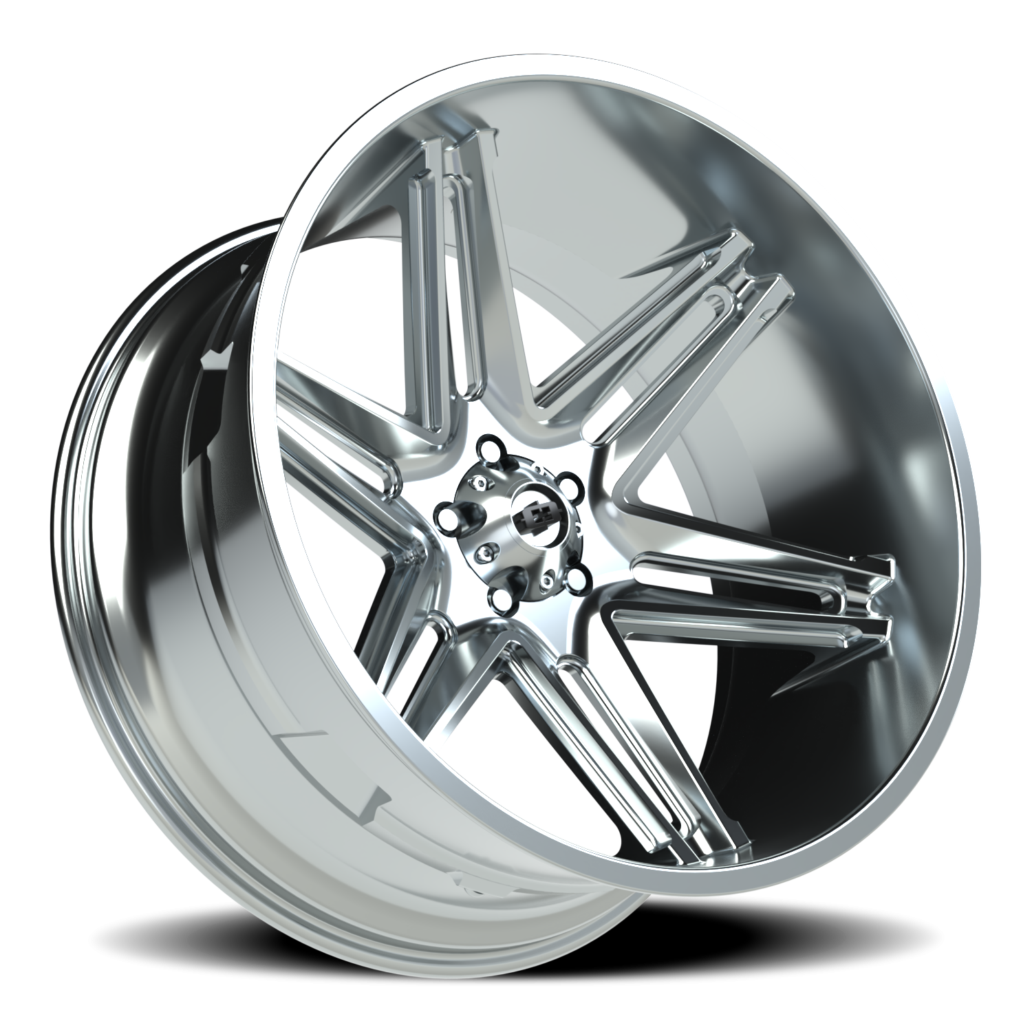 Vision Razor 24X12 Chrome Wheel