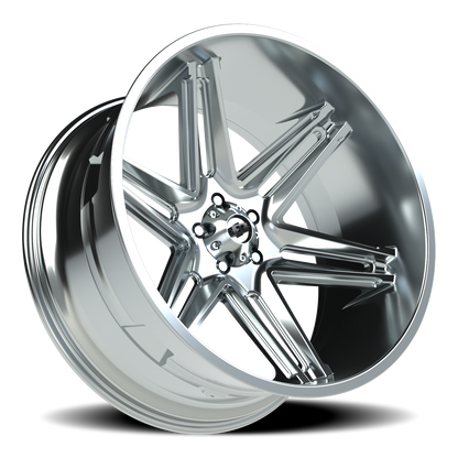Vision Razor 24X12 Chrome Wheel