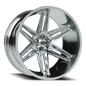 Vision Razor 24X12 Chrome Wheel