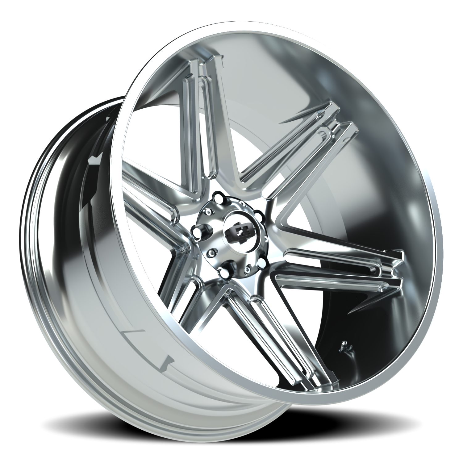 Vision Razor 24X12 Chrome Wheel
