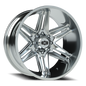 Vision Razor 24X12 Chrome Wheel