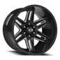 Vision Razor 20X12 Gloss Black Milled Spoke Wheel
