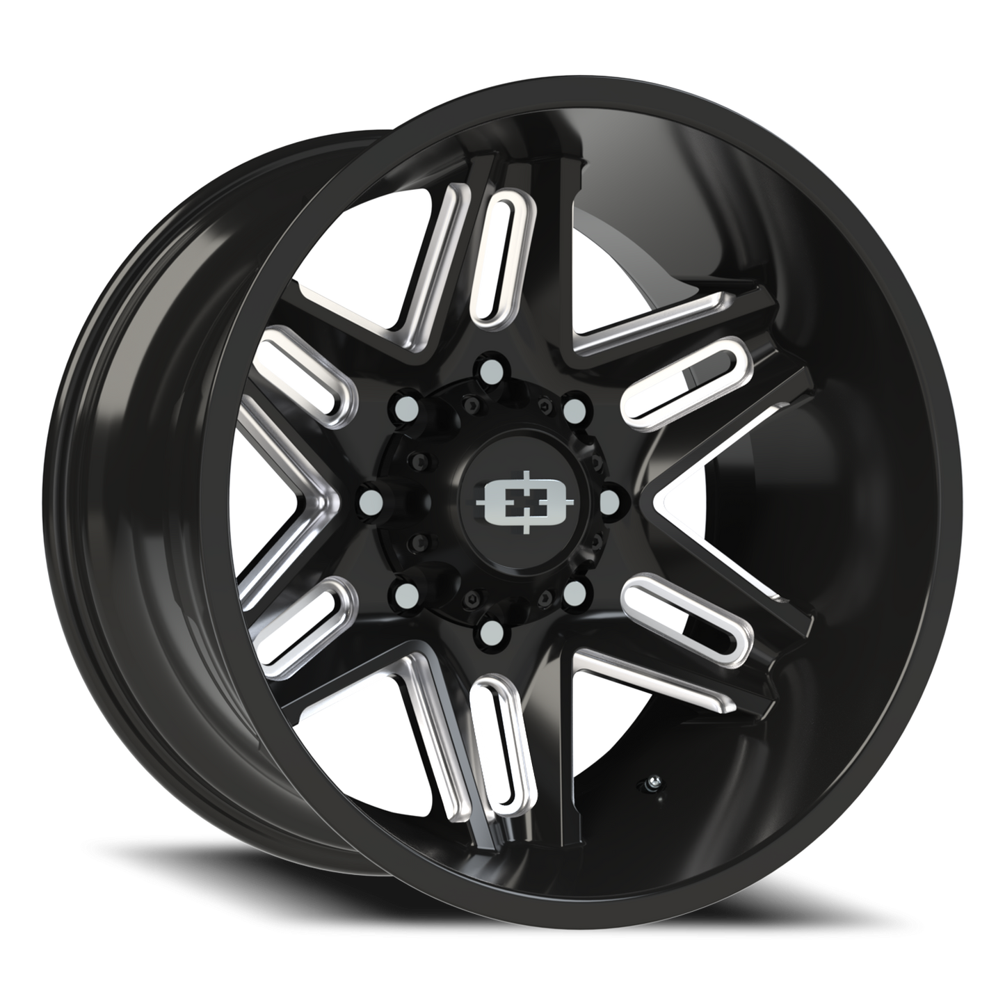 Vision Razor 20X12 Gloss Black Milled Spoke Wheel