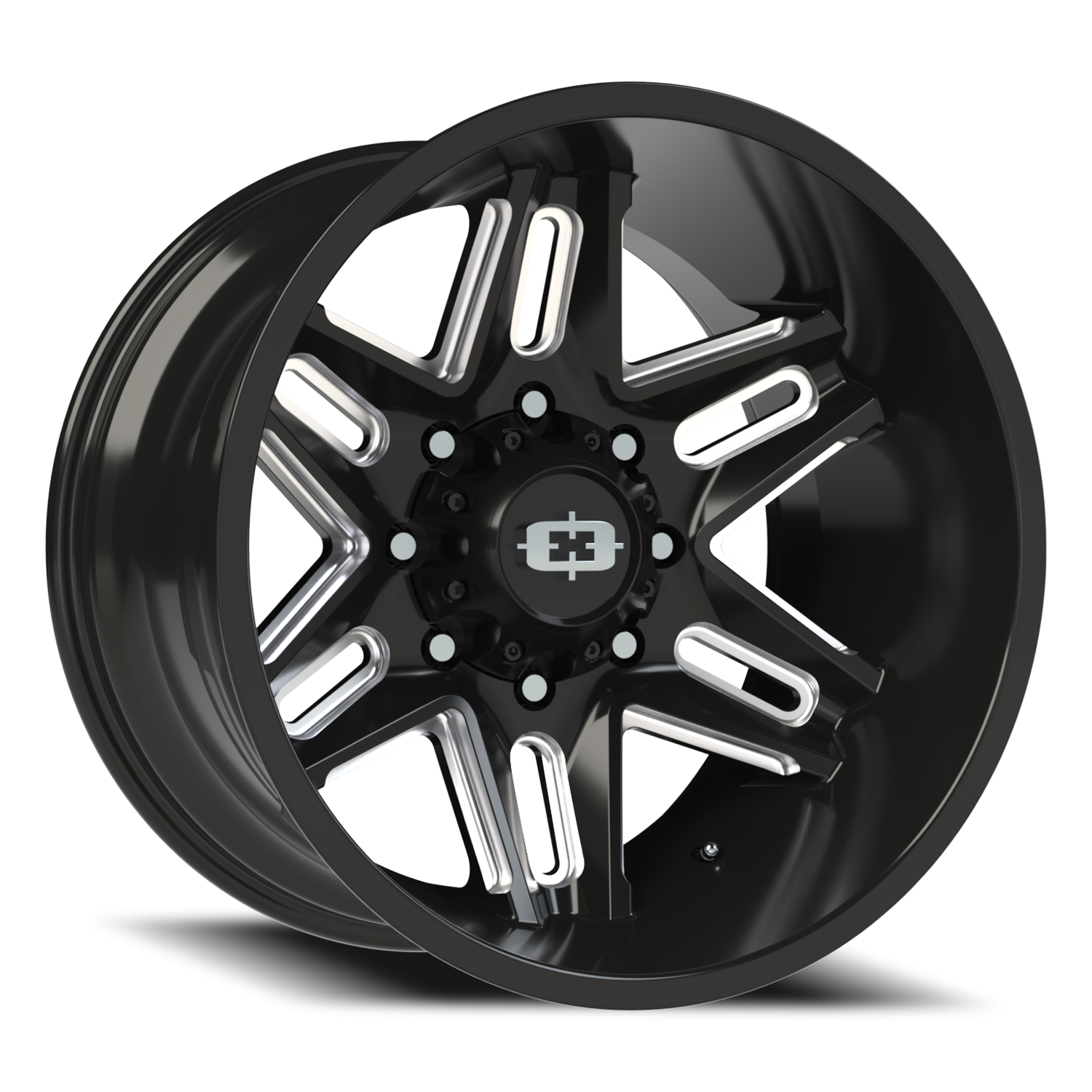 Vision Razor 20X12 Gloss Black Milled Spoke Wheel
