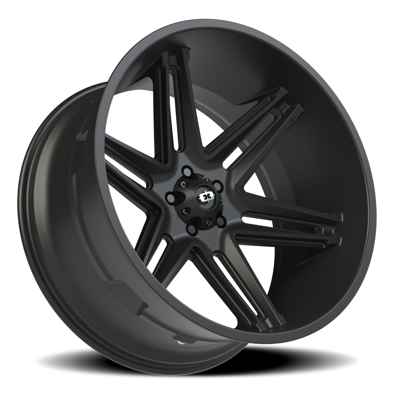Vision Razor 24X12 Satin Black Wheel