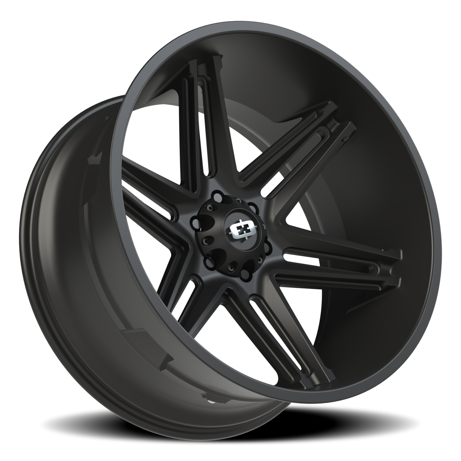 Vision Razor 24X12 Satin Black Wheel
