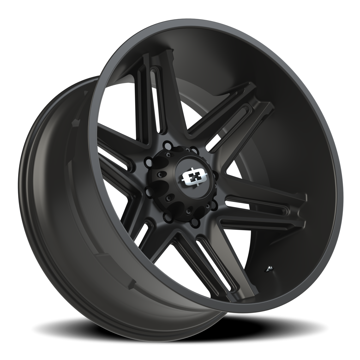 Vision Razor 24X12 Satin Black Wheel