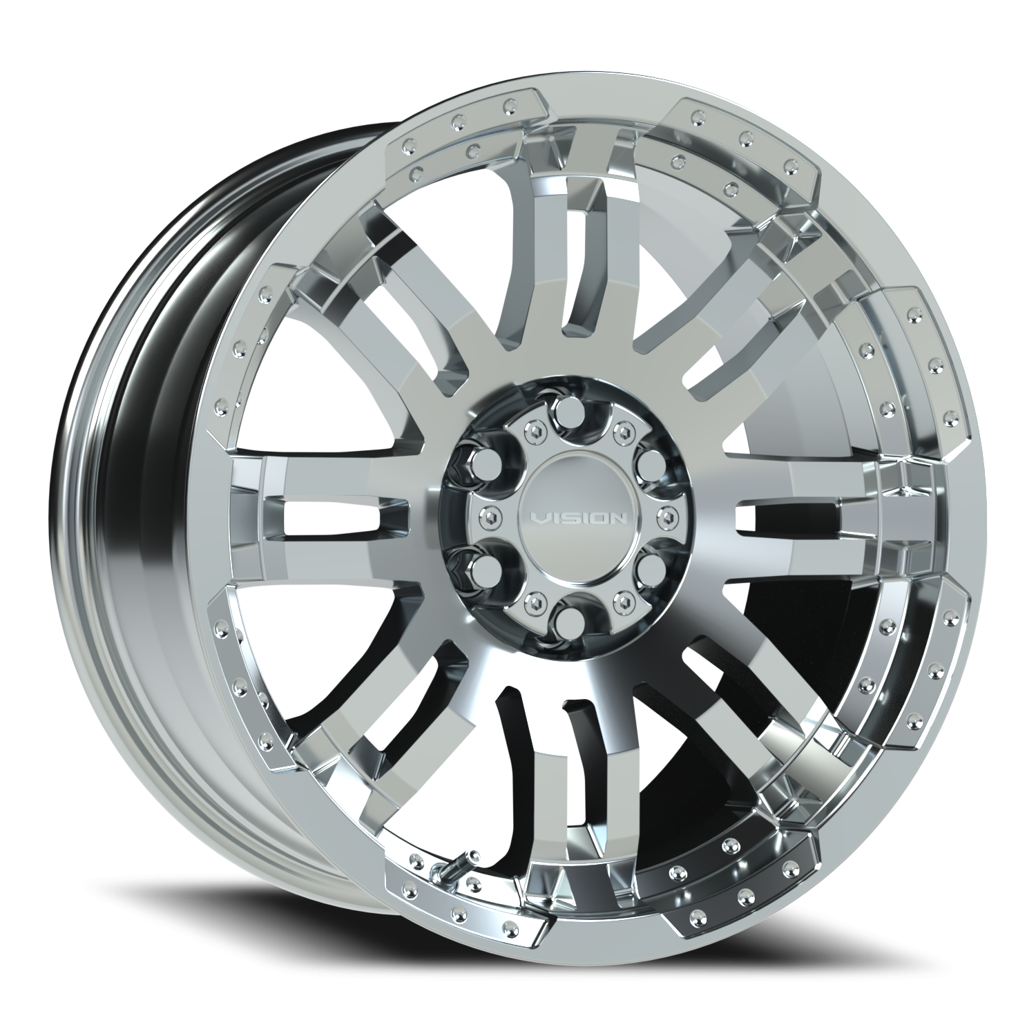 Vision Vis 17X8.5 Chrome Wheel