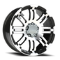 Vision Vw 20X9 Gloss Black Machined Face Wheel