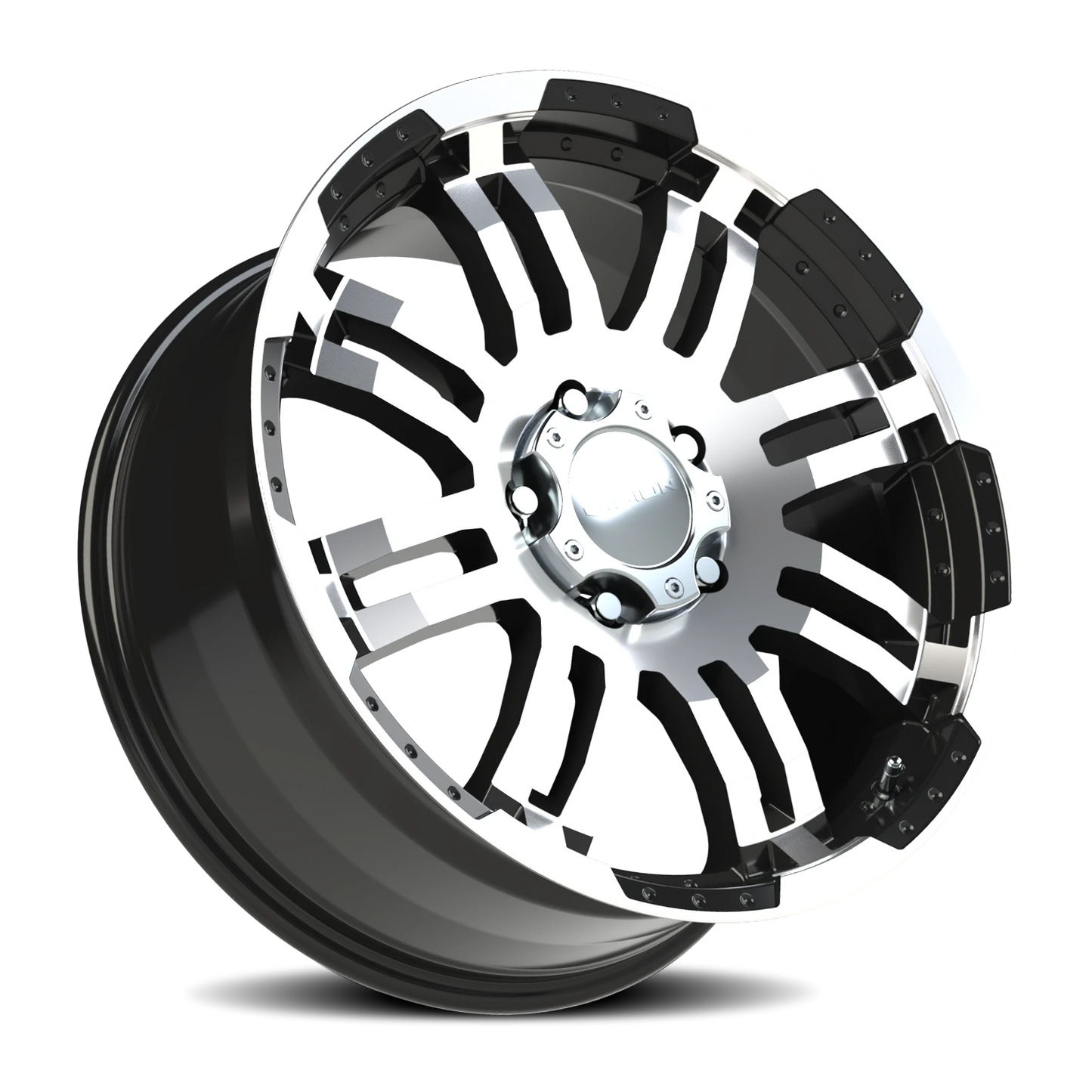 Vision Vw 20X9 Gloss Black Machined Face Wheel