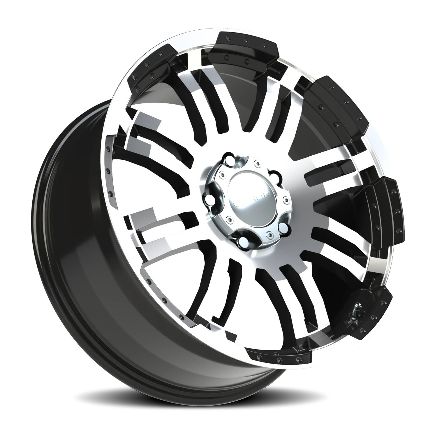 Vision Vw 20X9 Gloss Black Machined Face Wheel