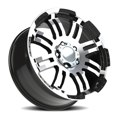 Vision Vw 20X9 Gloss Black Machined Face Wheel