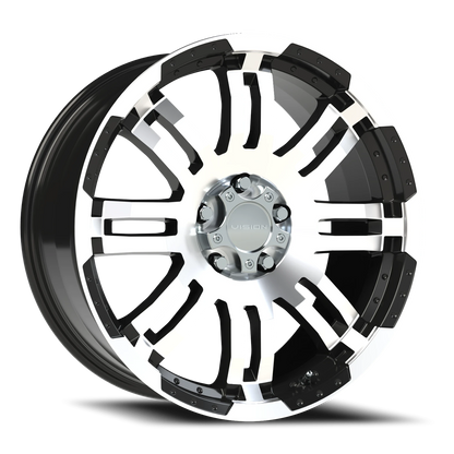Vision Vw 20X9 Gloss Black Machined Face Wheel