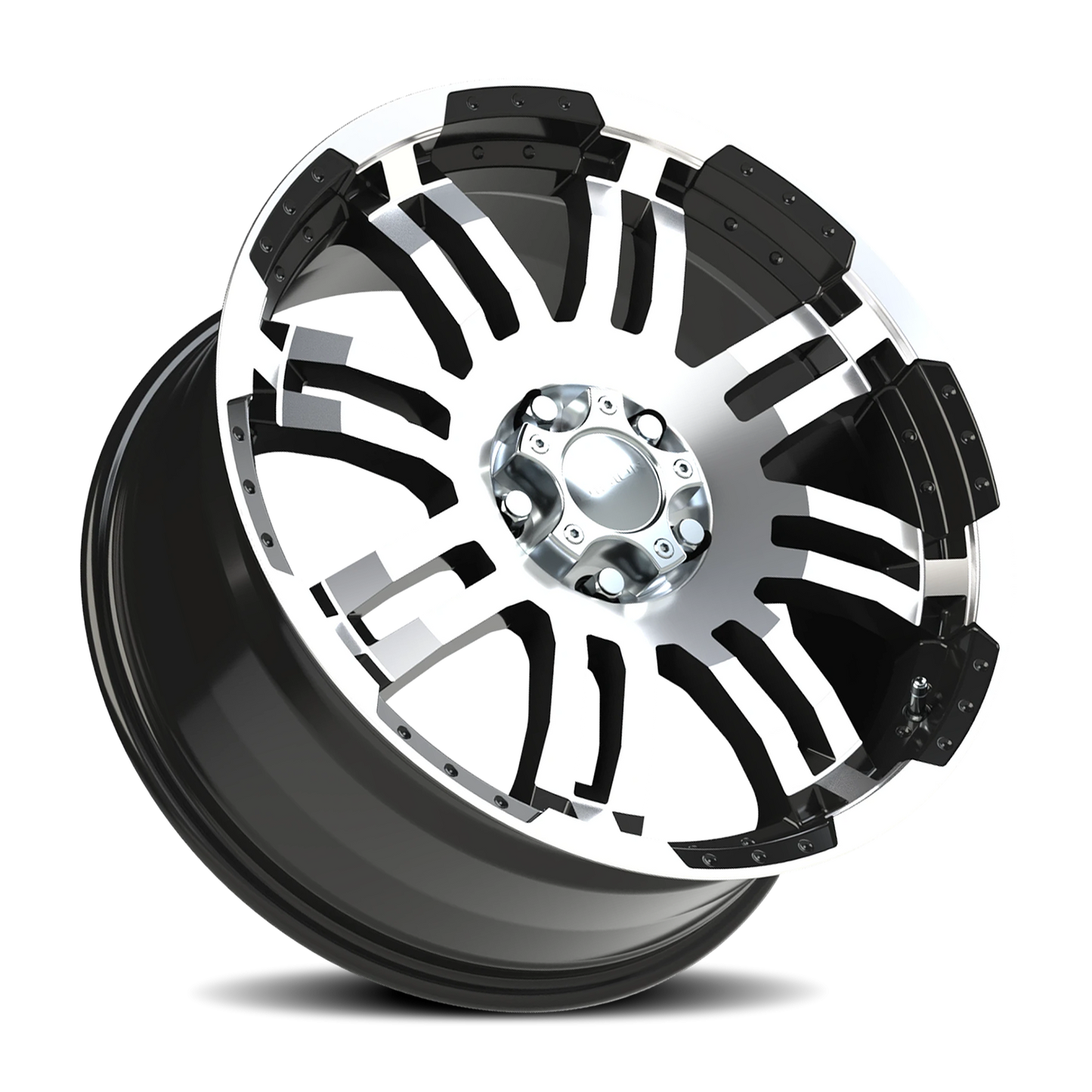 Vision Vw 20X9 Gloss Black Machined Face Wheel