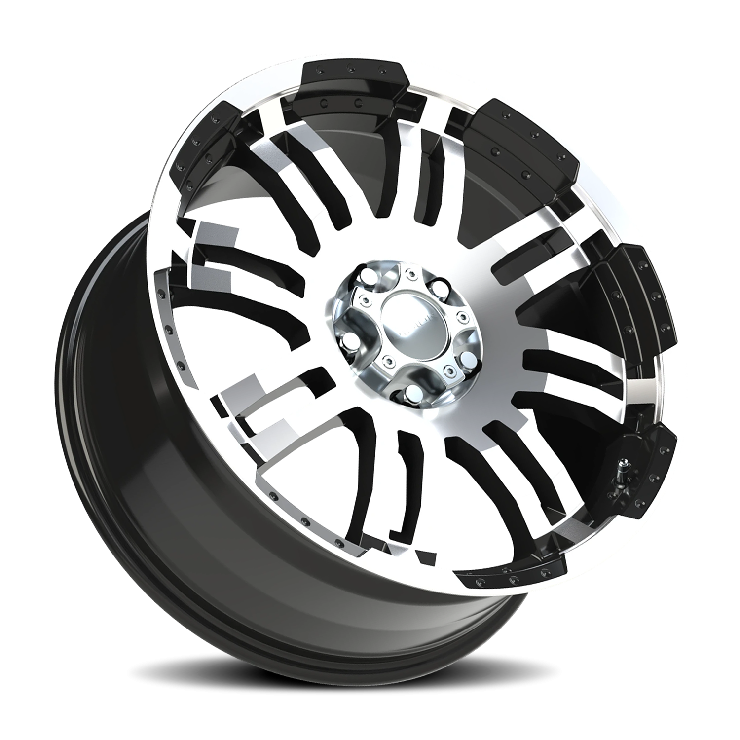 Vision Vw 20X9 Gloss Black Machined Face Wheel