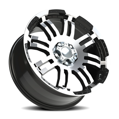 Vision Vw 20X9 Gloss Black Machined Face Wheel