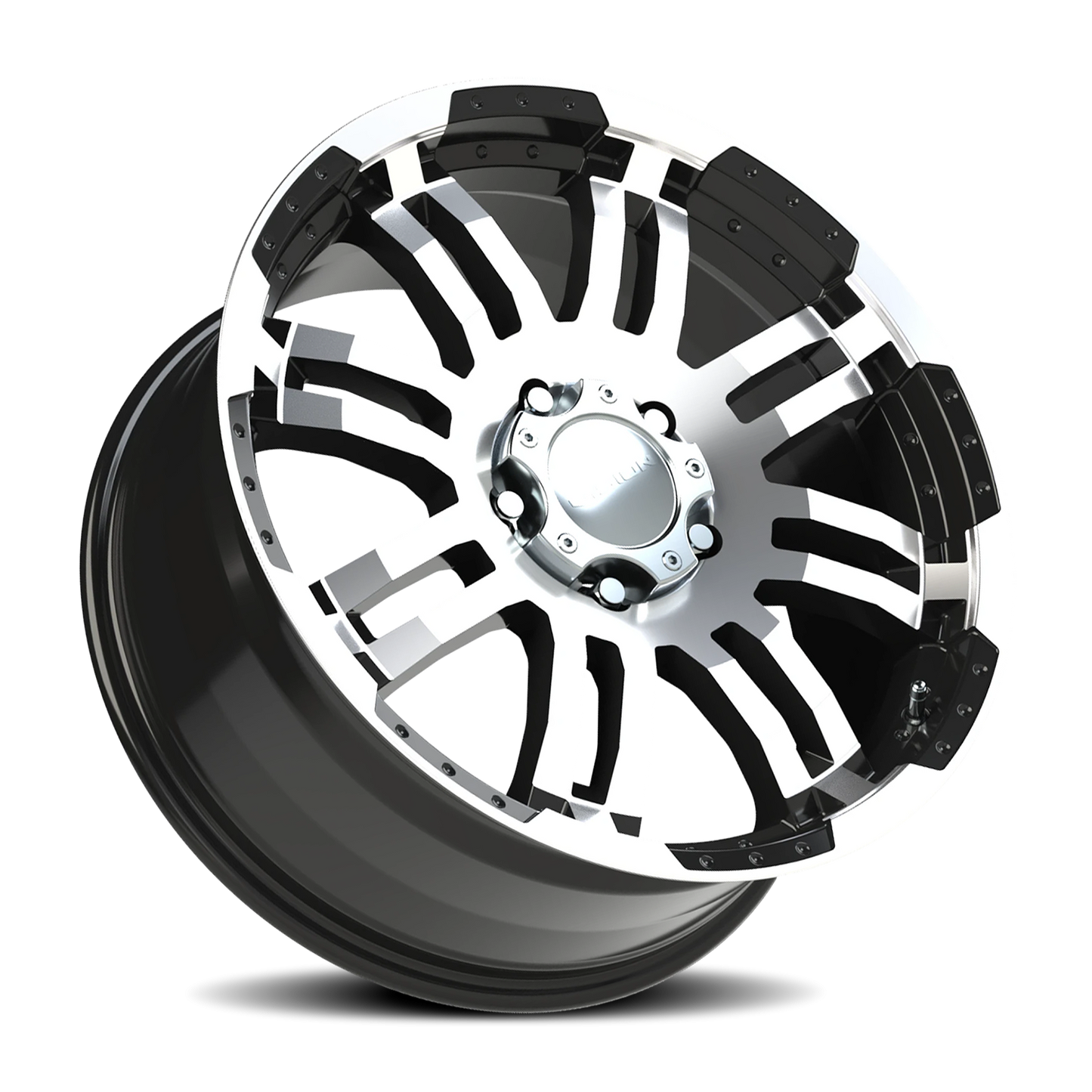Vision Vw 20X9 Gloss Black Machined Face Wheel