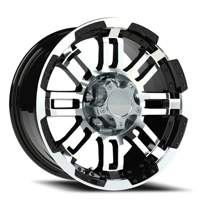 Vision Vw 16X8 Gloss Black Machined Face Wheel