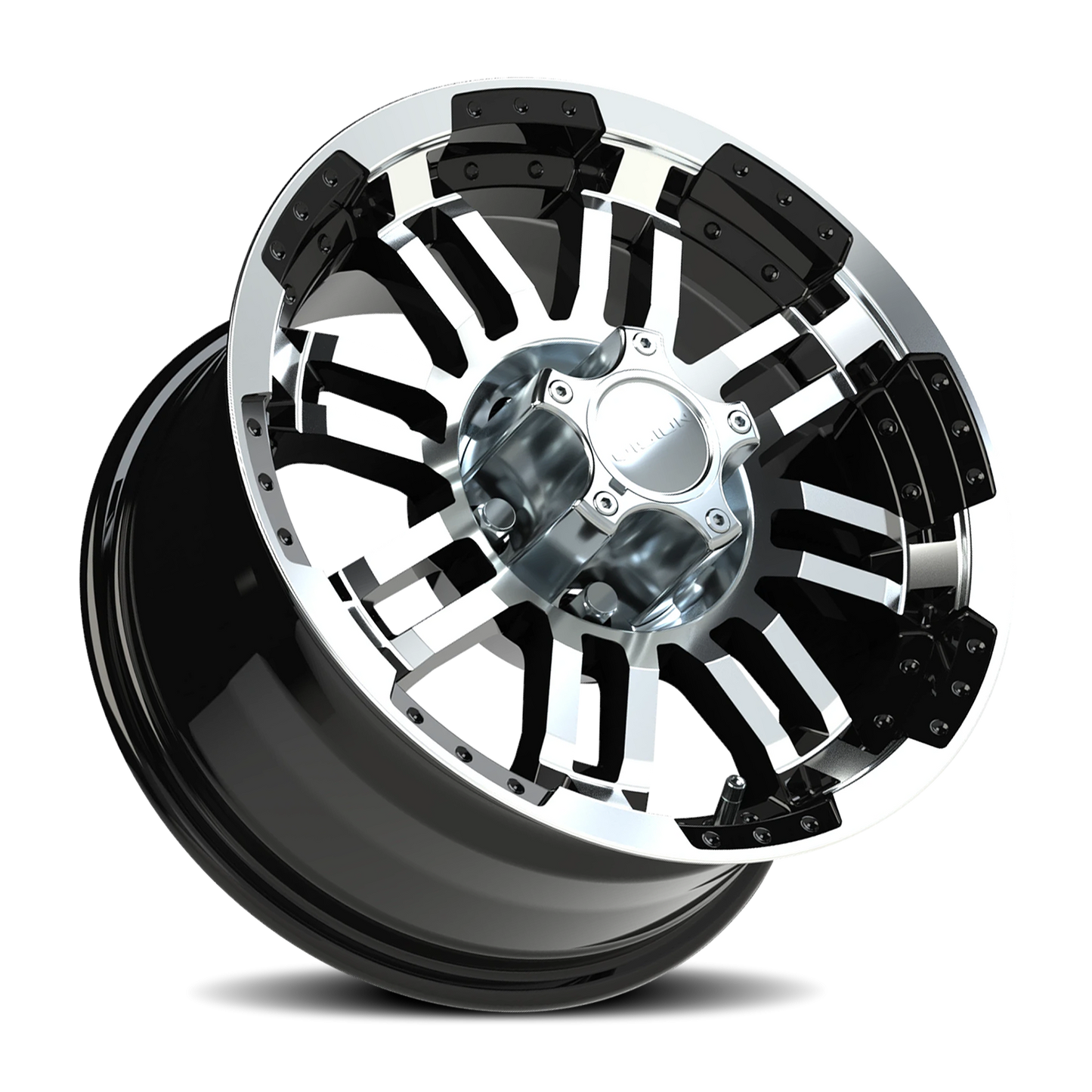 Vision Vw 16X8 Gloss Black Machined Face Wheel