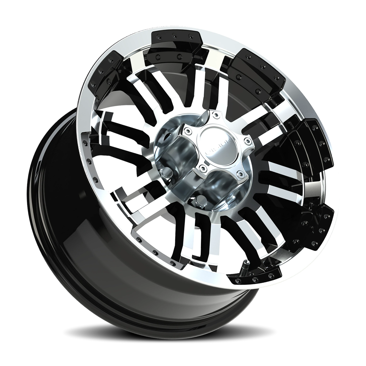 Vision Vw 16X8 Gloss Black Machined Face Wheel