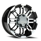 Vision Vw 16X8 Gloss Black Machined Face Wheel