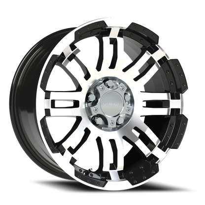 Vision Vw 17X8.5 Gloss Black Machined Face Wheel