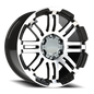 Vision Vw 20X9 Gloss Black Machined Face Wheel