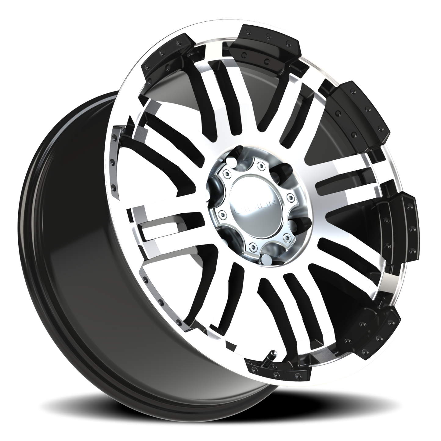 Vision Vw 20X9 Gloss Black Machined Face Wheel