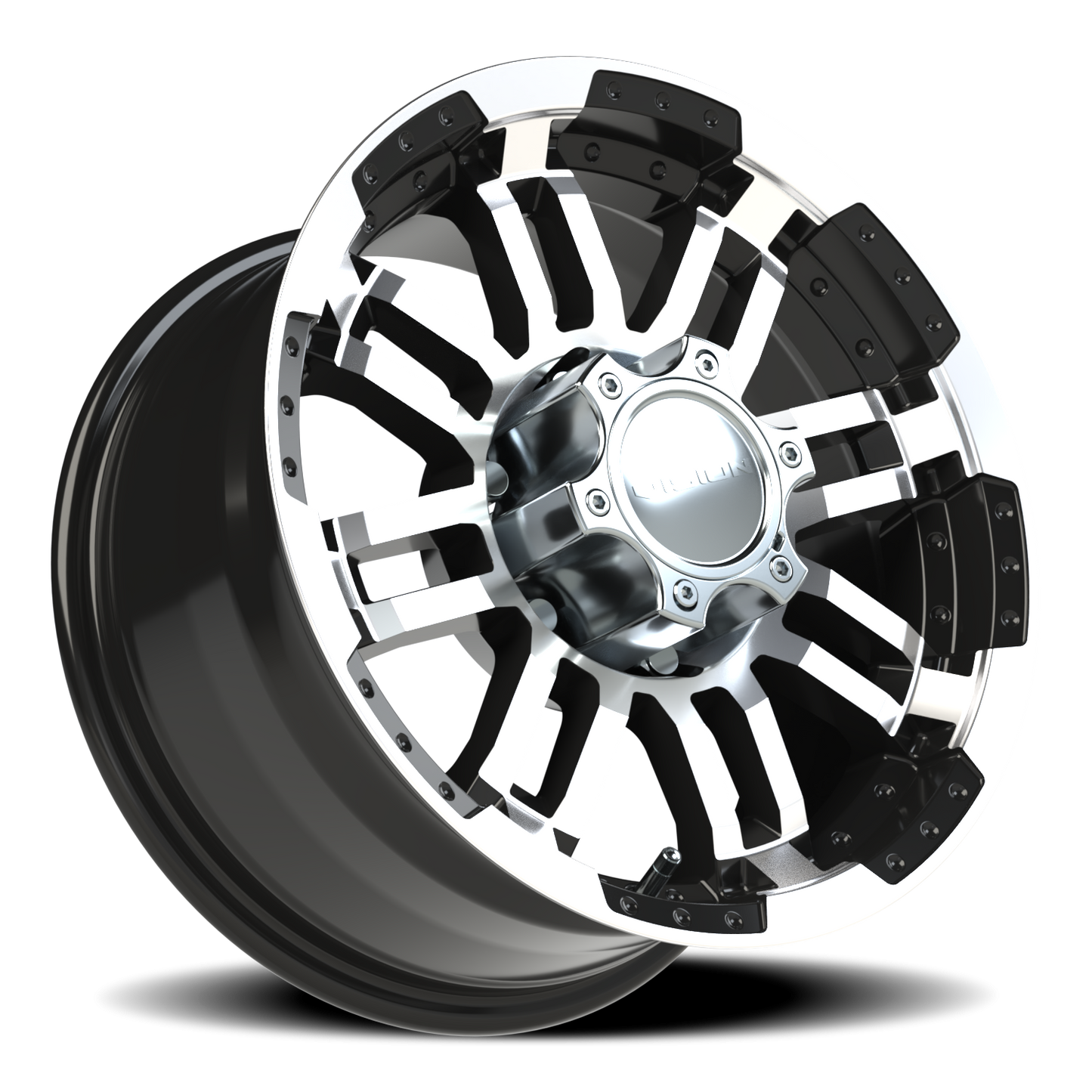 Vision Vw 16X8 Gloss Black Machined Face Wheel