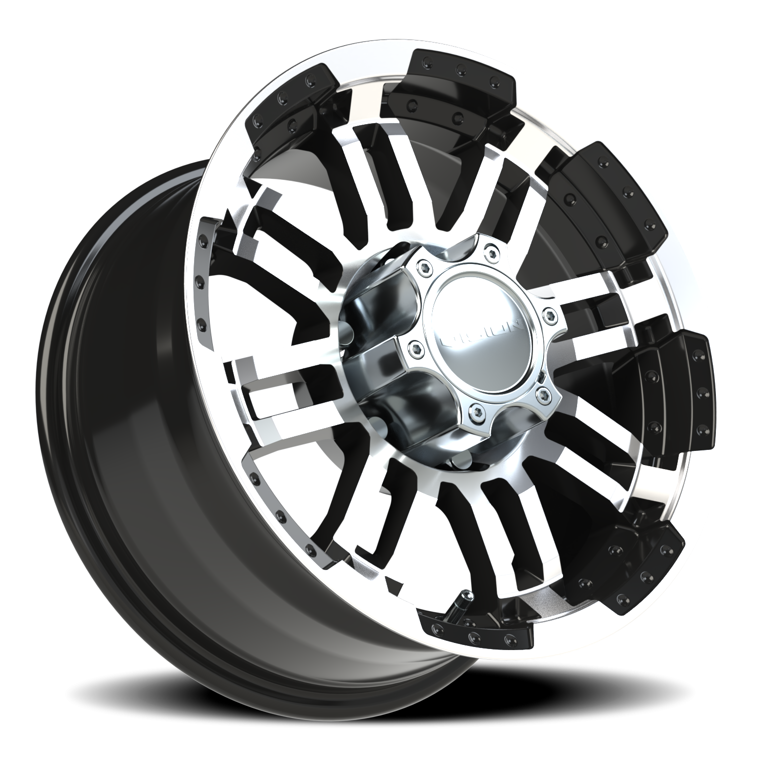 Vision Vw 16X8 Gloss Black Machined Face Wheel