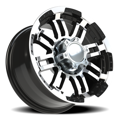 Vision Vw 16X8 Gloss Black Machined Face Wheel