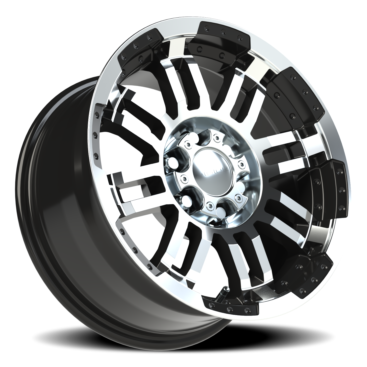 Vision Vw 16X8 Gloss Black Machined Face Wheel