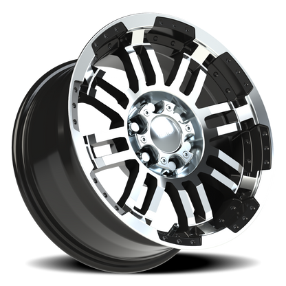 Vision Vw 16X8 Gloss Black Machined Face Wheel